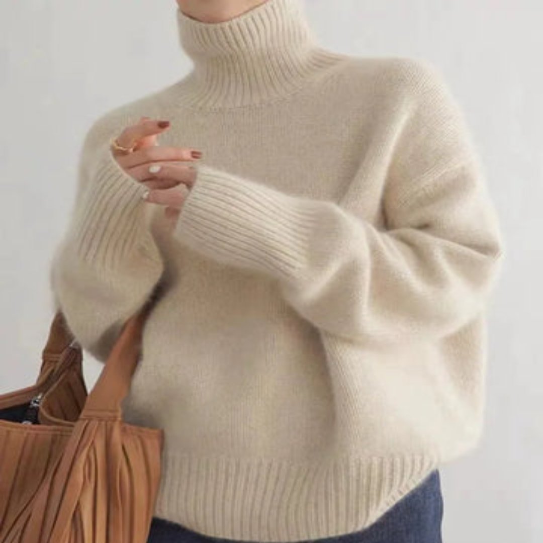 Amelia | Gestrickter Rollkragenpullover